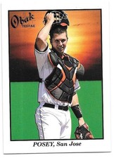 BUSTER POSEY ROOKIE 2009 2010 TRISTAR OBAK 23 SAN FRANCISCO GIANTS HOF