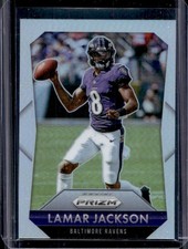 2025 Panini Prizm Lamar Jackson Flashback Silver #1 Ravens