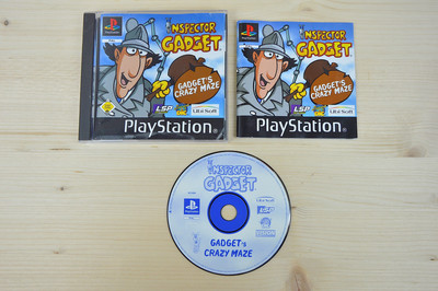 PS1 - Inspector Gadget: Gadget's Crazy Maze - (OVP, mit Anleitung)