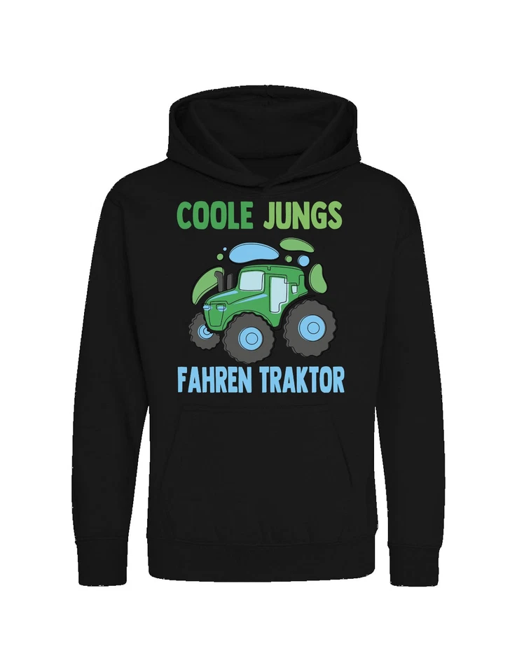 Youth Designz Kinder Hoodie Coole Jungs Fahren Traktor Pullover Print Lustig FUN