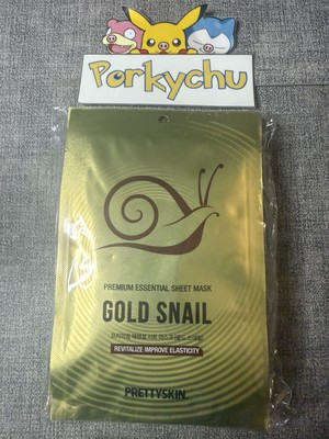 Gold Snail Pretty Skin Premium Essential Face Mask New Set of 10