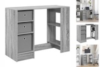 Schreibtisch Graues Sonoma 100X40X75 Cm Holzwerkstoff