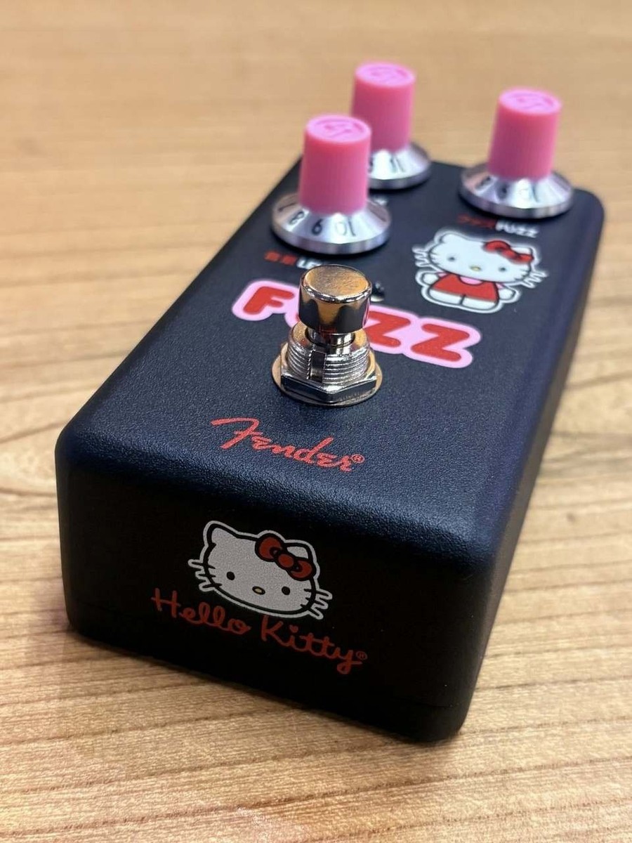 Fender Hello Kitty Black Fuzz Pedal Fuzz Distortion Effects Pedal