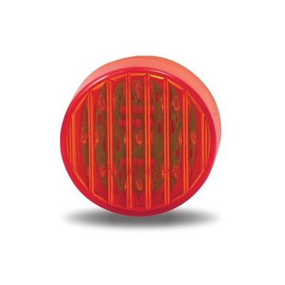 Trux TRX-224 Marker Light (Display Light), 2'', Round, Red Lens, LED, 9 Diodes