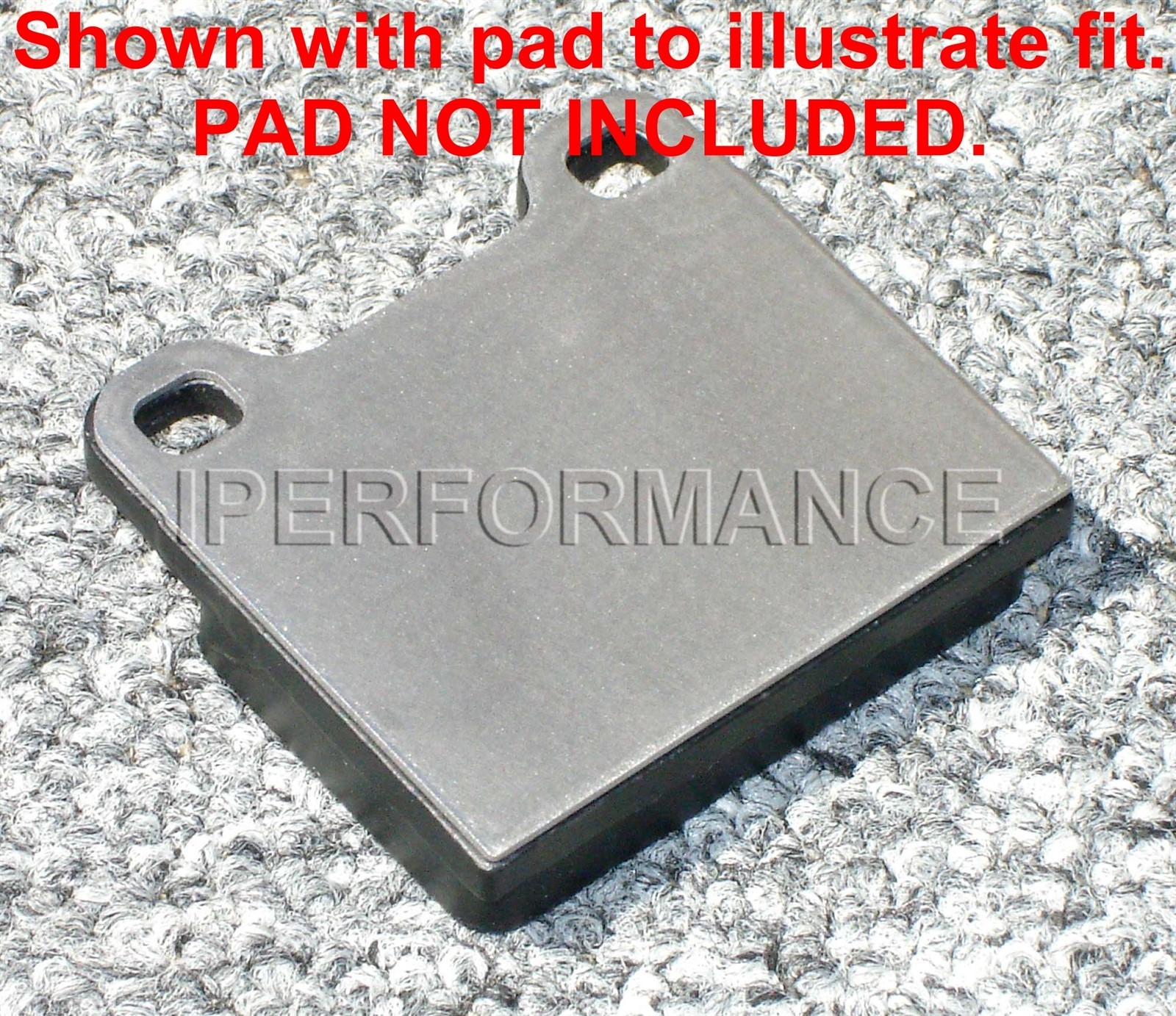 Titanium Brake Pad Shim Heat Shield Set for Maserati 430i 1989-1990; Rear
