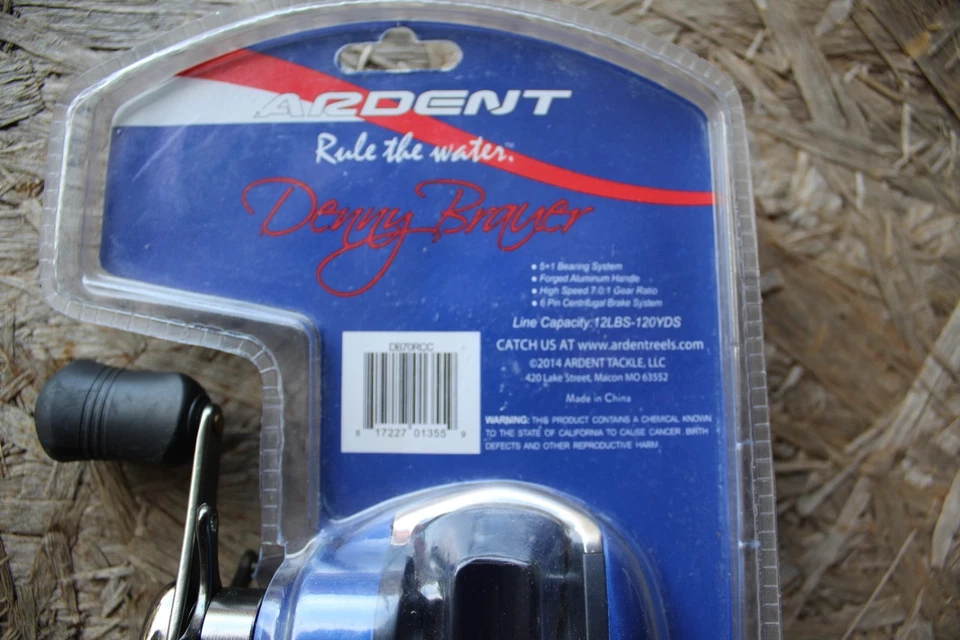 Carrete Ardent Denny Brauer Pro Series Champion Baitcast ¡NUEVO! Foto 2 de 4