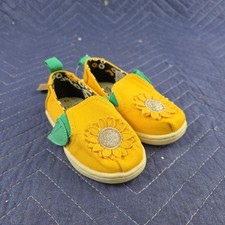 Tiny Toms Sunflower Shoes Size 5 Toddler NWT