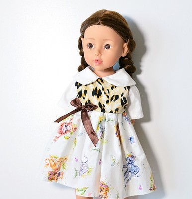 Doll clothes for Gotz, fits 36 cm doll and 50 cm, dress, götz clothes