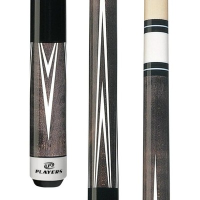 Players 58'' 2-Piece North American Hard Maple Billiard Pool Cue Stick 18 Ounce