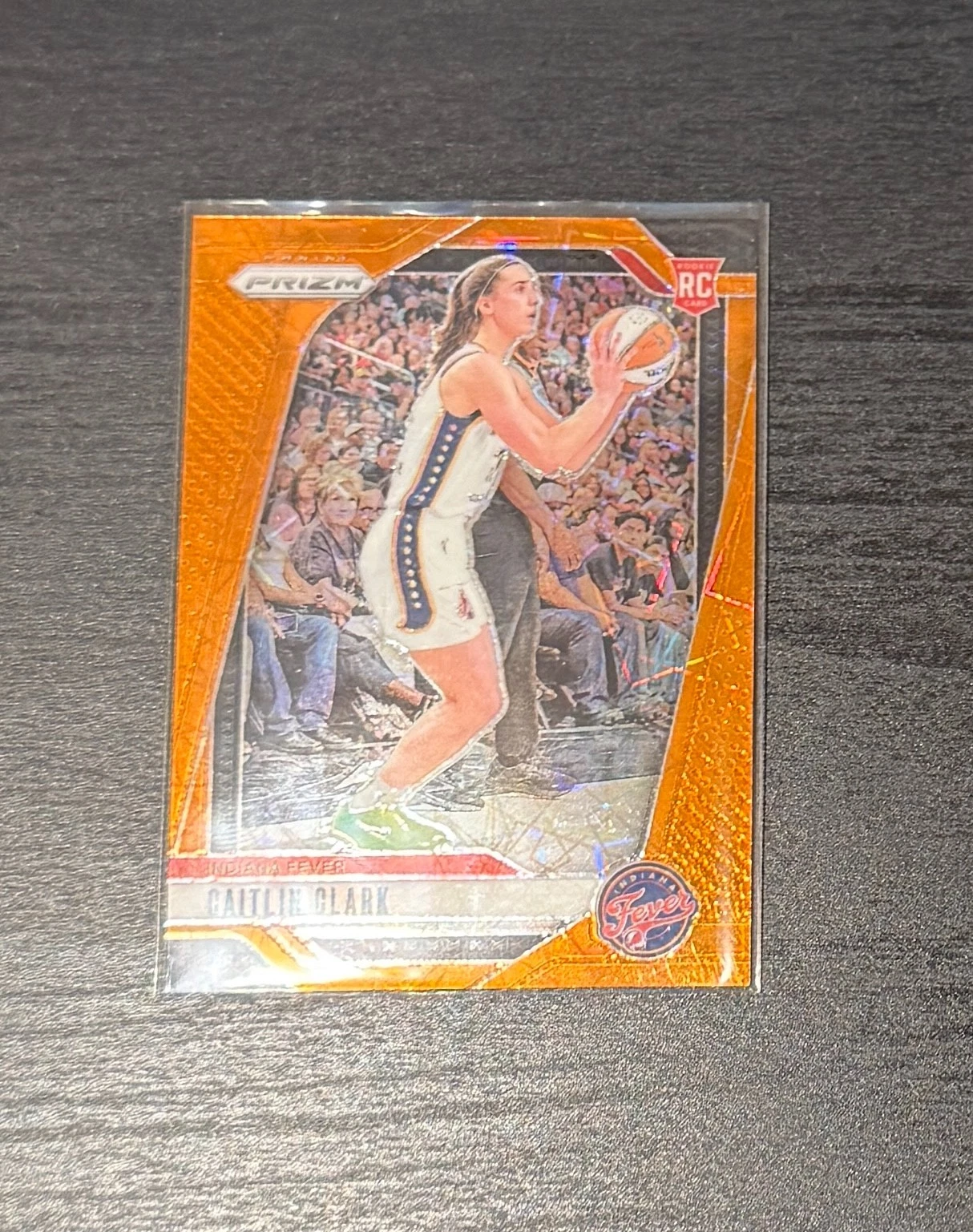 2024 Panini Prizm WNBA Caitlin Clark #22 Orange Velocity Prizm ROOKIE RC