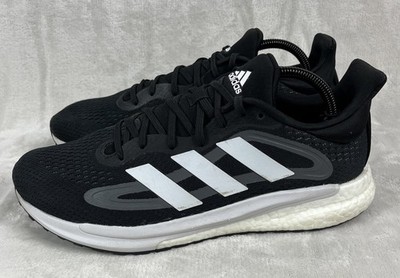 Adidas Solar Glide 4 Primegreen Running Shoes Black/White S42558 Men Sz 9