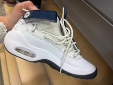Nike Air Max Penny White and Navy Sneakers