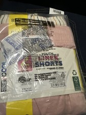 Girls Size S 7/8 32 Degrees Cool 2-Pack Linen Shorts Pink Striped