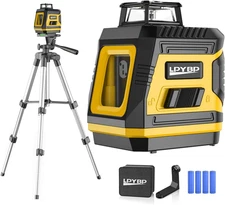 360° Laser-Level-With-Tripod Self-Leveling, Green Cross Line Laser with Horizont