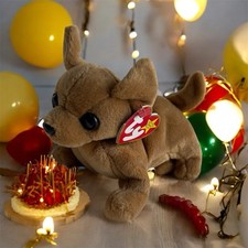 Vintage Ty Beanie Baby Tiny Chihuahua Dog 1998 NWT