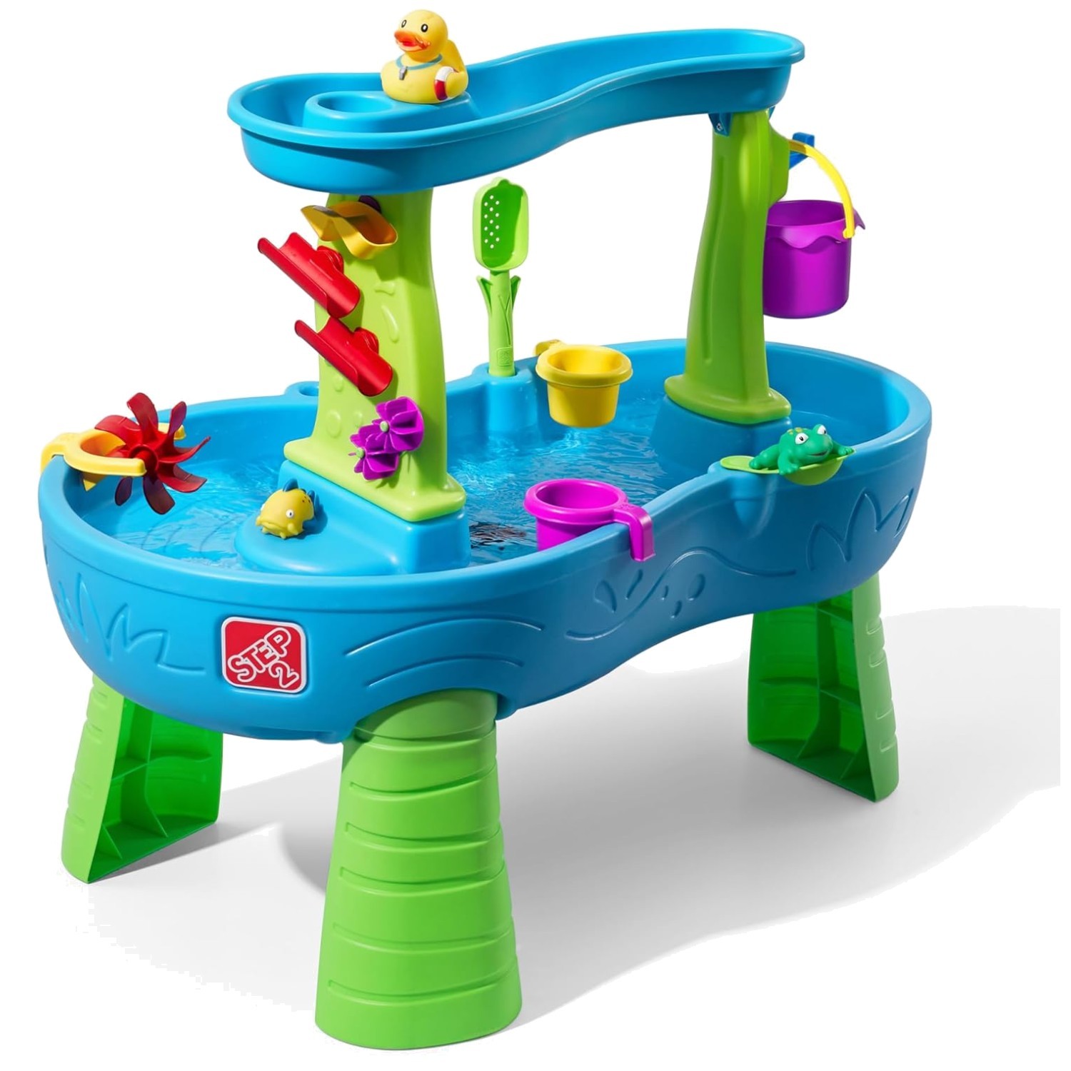 Rain Showers Splash Pond Water Table, 13-Piece Water Toy Kit
