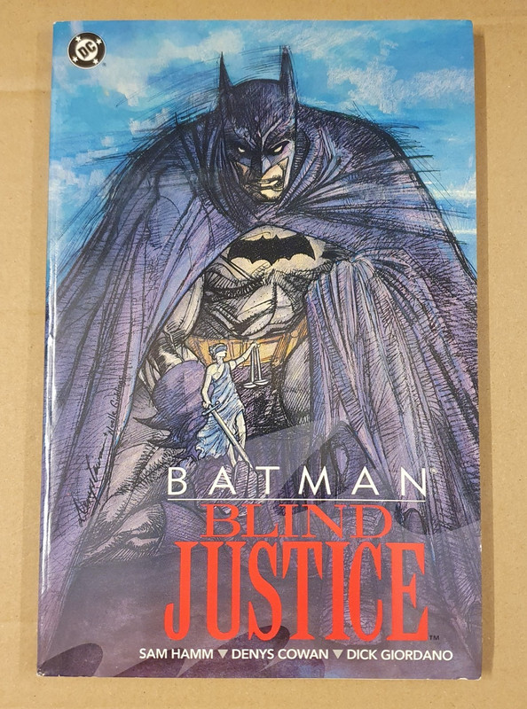 Batman: Blind Justice Softcover TPB/Graphic Novel  1st Printing (1992) VFNM