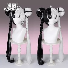Zenless Zone Zero ZZZ Dialyn Long Twintails Wig Halloween Cosplay Prop Hairpiece