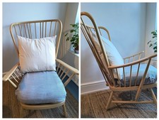 Stunning Ercol Light Midcentury Scandi Minimalist Modern Evergreen Armchair EXC