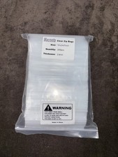 Macoota 5" x 7" wiederverschließbare wiederverschließbare durchsichtige lange Druckverschlussbeutel 200 Stück