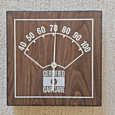 Original 1960s Chrysler Certified Car Care Dealer Thermometer Rare Mopar 1970 71