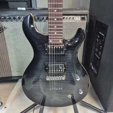 IYV IP-350 Electric Guitar - Transparent Black - PRS Style