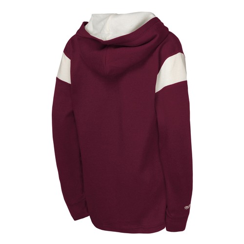 Youth Burgundy Colorado Avalanche Thermal Lightweight Pullover Hoodie - 第 3/3 張圖片