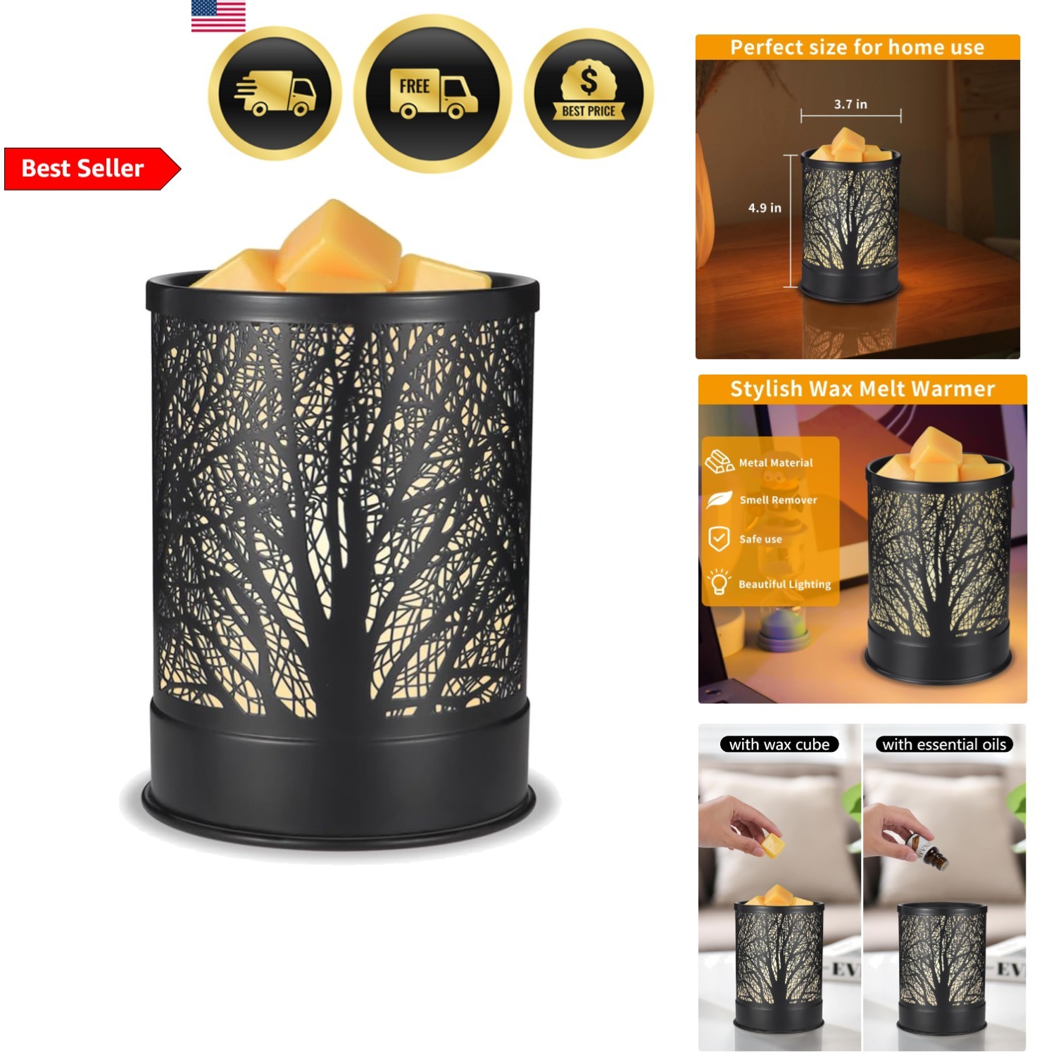 Burner Electric Cubes Home D&eacute;cor ...