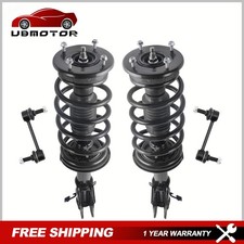 4PCS Front Struts Shocks & Sway Bars Kit For 2011-2014 Ford Edge Lincoln MKX