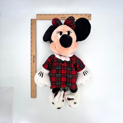Disney Store exklusive Holiday Morning Minnie Mouse Plüsch 16 Zoll Hase Hausschuhe Schleife - Bild 11 von 12