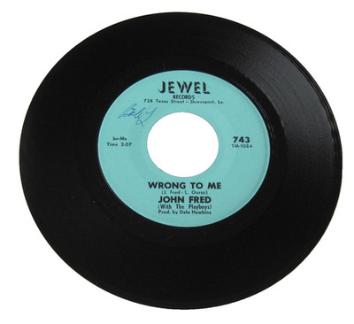 John Fred   Wrong to Me / How Can I Prove - VG+ 1965 Garage Rock 45