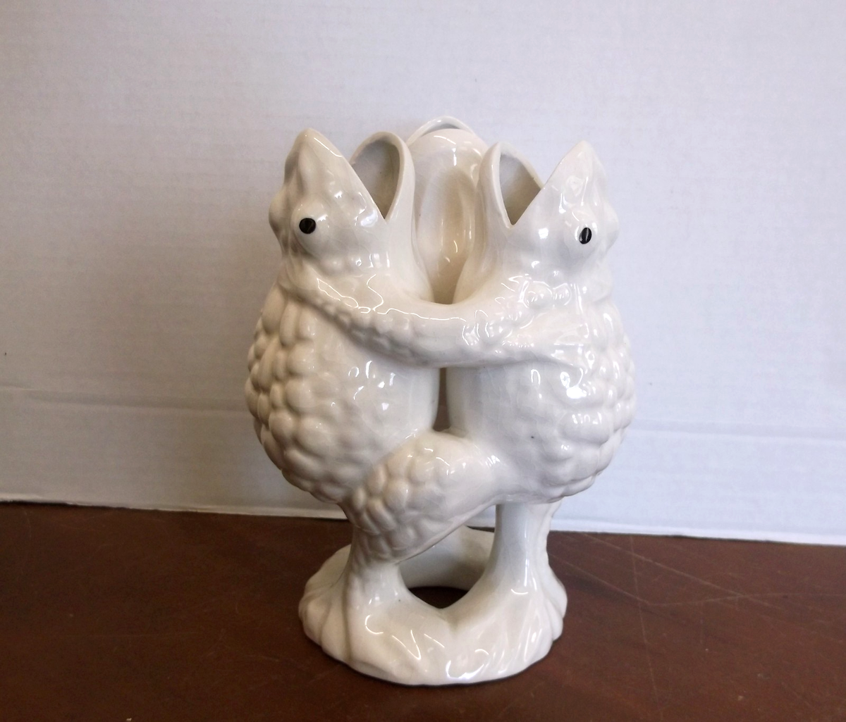 置物 handmade e Vintage 3 Dancing & Singing Frogs 7 1/4