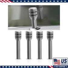 4pcs Car Door Lock Knobs 1.96x0.47 Inch Door Lift Bolt Gray Alumincolor Gray 4pcs Car Door Lock Knobs 1.96x0.47 Inch Door Lift Bolt Gray Alumincolor Gray