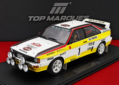 Neu Top Marques 1:12 Audi Quattro A2 #1 W.Röhrl-Ch.Geistdörfer Winner RMC 1984