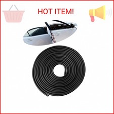 16.3ft Black Car Door Edge Protectors, Door Edge Guard, U-Shaped Rubber Edge Tri