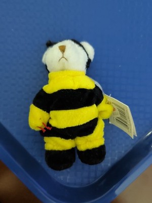 Wee Bear Village By Ganz Bumble Bee Plush Teddy Bear 