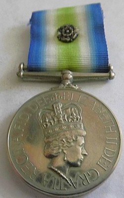EIIR SÜDATLANTIK MEDAILLE FALKLANDINSELN ROYAL NAVY ROSETTE HMS FEARLESS