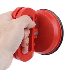 Glass Suction Cup Plate Puller Single Claw Red ABsPVC Plastic Tile Floor Sh