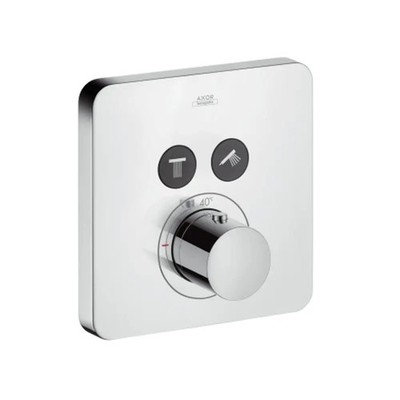 AXOR ShowerSolutions Thermostat Unterputz softsquare für 2 Verbraucher Chrom
