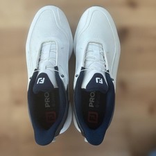 FootJoy PRO SL Golf Shoes BOA Closure White/Navy Used 28cm