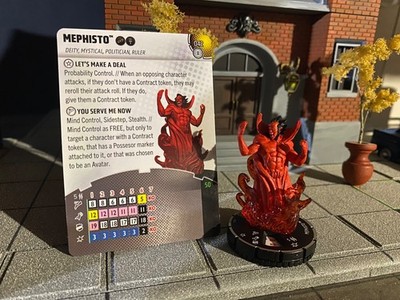 Heroclix Marvel - MEPHISTO 042 Super Rare - new in hand (Strange Tales)