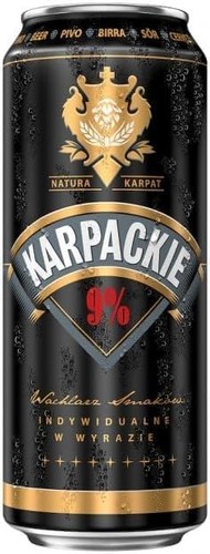 Karpackie Super Mocne Beer 9% ABV Best Before 29.05.25 24 x 500ml cans - Picture 2 of 3