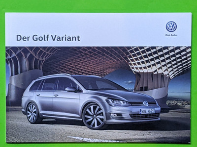 VW Golf Variant TGI TSI TDI BlueMotion 4MOTION Prospekt 10/2015