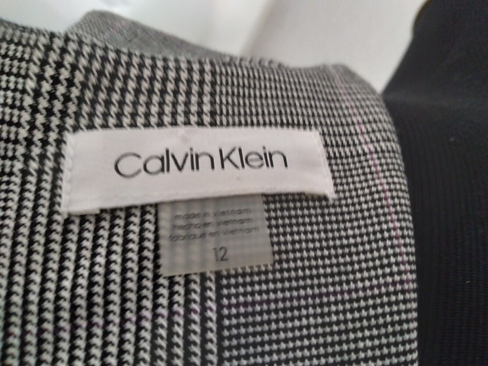 Calvin Klein Size 12 Sleeveless Gray Dress - image 2