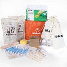Air Dry Clay Pottery Kit for Adults & Kids - ...
