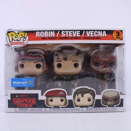 GU Funko Pop Walmart Exclusive Vinyl Figure 3 Pack Stranger Things Vecna Steve