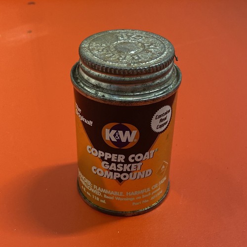 K&W 401504 Copper Coat Gasket Compound 4 Oz. (NOS) eBay