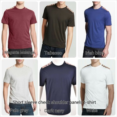 burberry shoulder patch tee mens