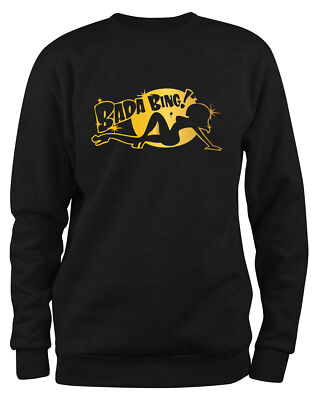 Styletex23 Sweatshirt Herren #2 Gold Sopranos Bada Bing, Strip Bar