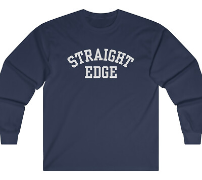 STRAIGHT EDGE Drug Free sxe XXX Minor Threat - Long Sleeve T / Crewneck Fleece